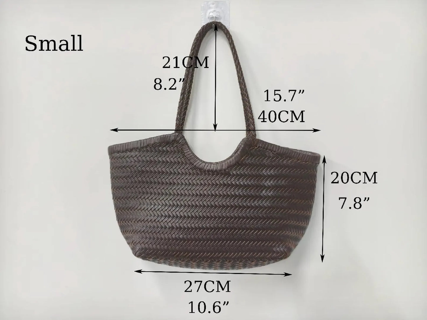 Handwoven Genuine Leather Tote